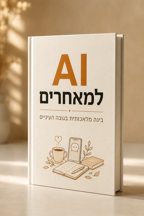 כריכת הספר AI למאחרים